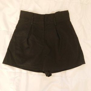 FOREVER 21 Black Paper Bag Shorts